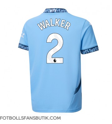 Manchester City Kyle Walker #2 Replika Hemmatröja 2024-25 Kortärmad